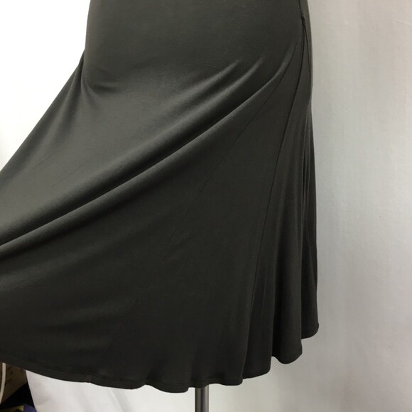 Carmen Marc Valvo Women's Dress X-Small XS Olive Brown Keyhole Front NWT - Picture 5 of 8